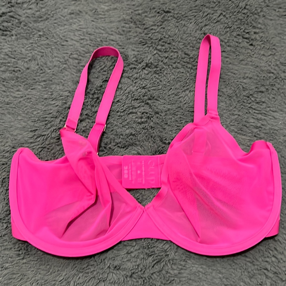 CUUP the Plunge 36G hot pink